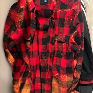 George Red and Black Checkered Shirt